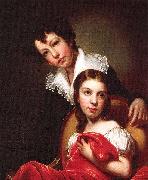Rembrandt Peale Michaelangelo and Emma Clara Peale Spain oil painting artist